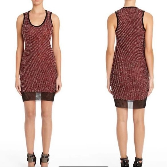 Alexander Wang Metallic Boucher Dress size M - Picture 1 of 8